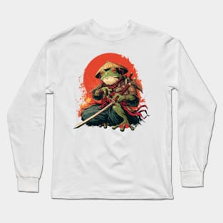 samurai frog Long Sleeve T-Shirt